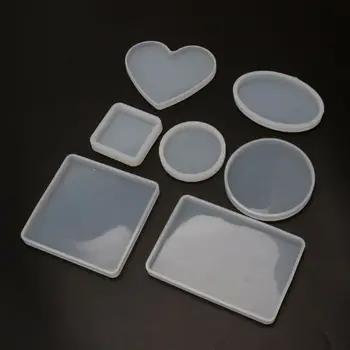 18Pcs Coaster Silicone Resin Mold Round Square Rectangle Heart Oval Molds Kit N0HE
18Pcs Coaster Silicone Resin Mold Round Square Rectangle Heart Oval Molds Kit N0HE