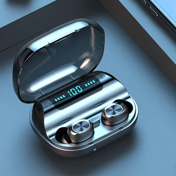 Tws Bluetooth 5.0 Wireless Earphones S11 Touch Control In Ear Headphones with Microphone 3500 mAh Power Bank Mini Earbuds
Tws Bluetooth 5.0 Wireless Earphones S11 Touch Control In Ear Headphones with Microphone 3500 mAh Power Bank Mini Earbuds