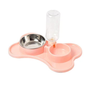 Pet Dog Cat Automatic Drinking Water Double Bowl Dog Stainless Steel Feeding Bowl Food Bowl Cat Water Bottle Feeding Tray
Pet Dog Cat Automatic Drinking Water Double Bowl Dog Stainless Steel Feeding Bowl Food Bowl Cat Water Bottle Feeding Tray