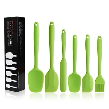 6 Pcs Silicone Pastry Spatula Set Non-Stick Rubber Spatula Heat-Resistant Spatula Kitchen Utensils Kit for Baking
6 Pcs Silicone Pastry Spatula Set Non-Stick Rubber Spatula Heat-Resistant Spatula Kitchen Utensils Kit for Baking