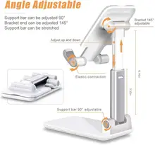 Desk Mobile Phone Holder Stand Metal Desktop Tablet Holder Table Cell Foldable Extend Support For Xiaomi iPad Adjustable
Desk Mobile Phone Holder Stand Metal Desktop Tablet Holder Table Cell Foldable Extend Support For Xiaomi iPad Adjustable