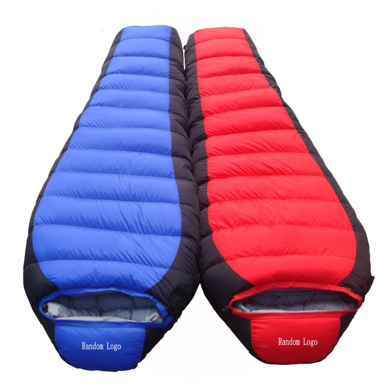 Mountain Winter Down Sleeping Bag -10 Degree 1.7 KG Ultralight Portable Mummy Sleeping Bag For Outdoor Camping Hiking Traveling (11)_