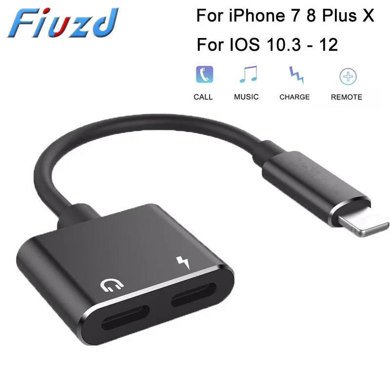 For Lightning to 3.5mm Headphone Jack Audio Cable 2 in 1 Splitter Earphone Aux Adapter For iPhone 7 8 X 11 Pro Converter IOS 13
For Lightning to 3.5mm Headphone Jack Audio Cable 2 in 1 Splitter Earphone Aux Adapter For iPhone 7 8 X 11 Pro Converter IOS 13
