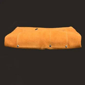 Wear Resistant Household Welding Thicken Anti Scald Durable Adjustable With Pocket Orange Leather Apron Unisex Heavy Duty 
Wear Resistant Household Welding Thicken Anti Scald Durable Adjustable With Pocket Orange Leather Apron Unisex Heavy Duty