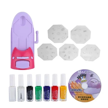 Nail Art Printer DIY Manicure Machine Stamper Plate Drawing Printing Enamel with 5pcs Pattern Steel Plates Drawing Nail Printer
Nail Art Printer DIY Manicure Machine Stamper Plate Drawing Printing Enamel with 5pcs Pattern Steel Plates Drawing Nail Printer