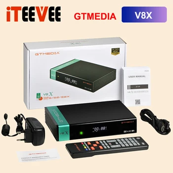 New Arrival H.265 GTmedia V8X Hot Design FTA DVB S2/S2X Satellite TV Receiver With Card Slot CA Support Cline V8 NOVA V9 Super
New Arrival H.265 GTmedia V8X Hot Design FTA DVB S2/S2X Satellite TV Receiver With Card Slot CA Support Cline V8 NOVA V9 Super