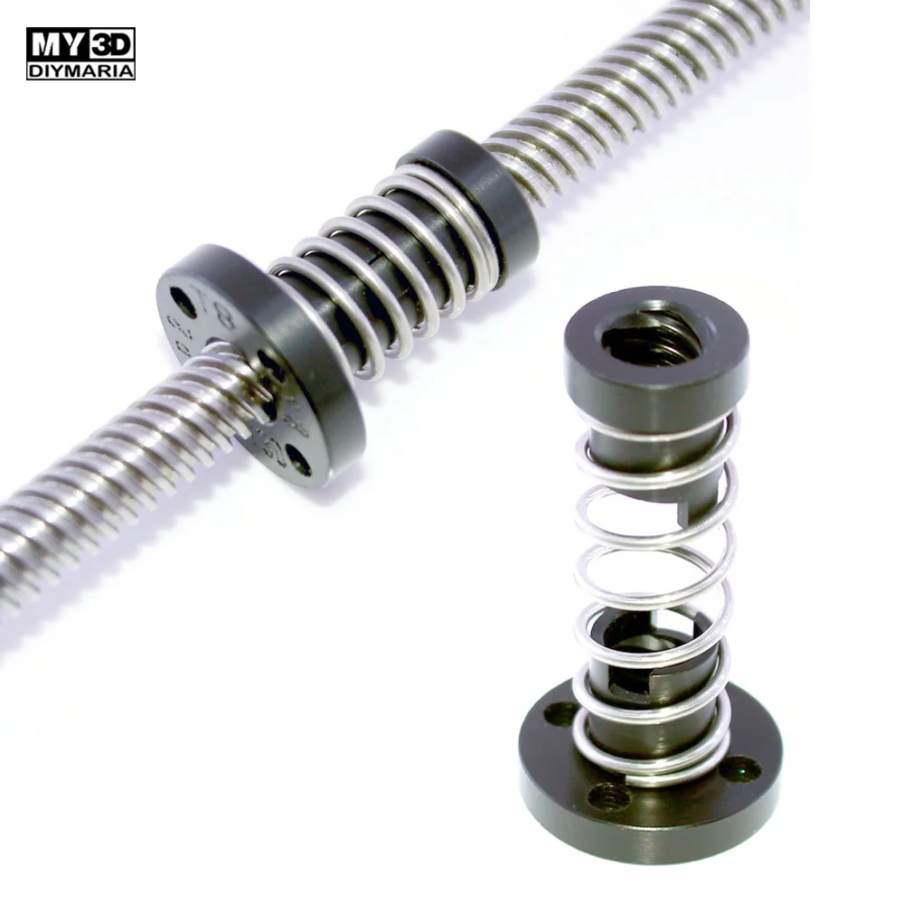 FOR 3D Printer Anti Backlash Nuts For Lead Acme Threaded Rod Eliminate the gap Spring DIY CNC Accessories polyformaldehyde
FOR 3D Printer Anti Backlash Nuts For Lead Acme Threaded Rod Eliminate the gap Spring DIY CNC Accessories polyformaldehyde