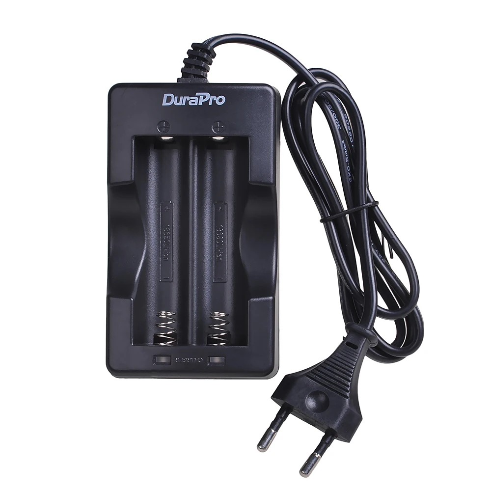 

Intelligent Dual Charger for 25R, 26650, 18650, 18500, 18490, 18350, 17670, 17500, 16340, RCR123, 14500, 10440 battery