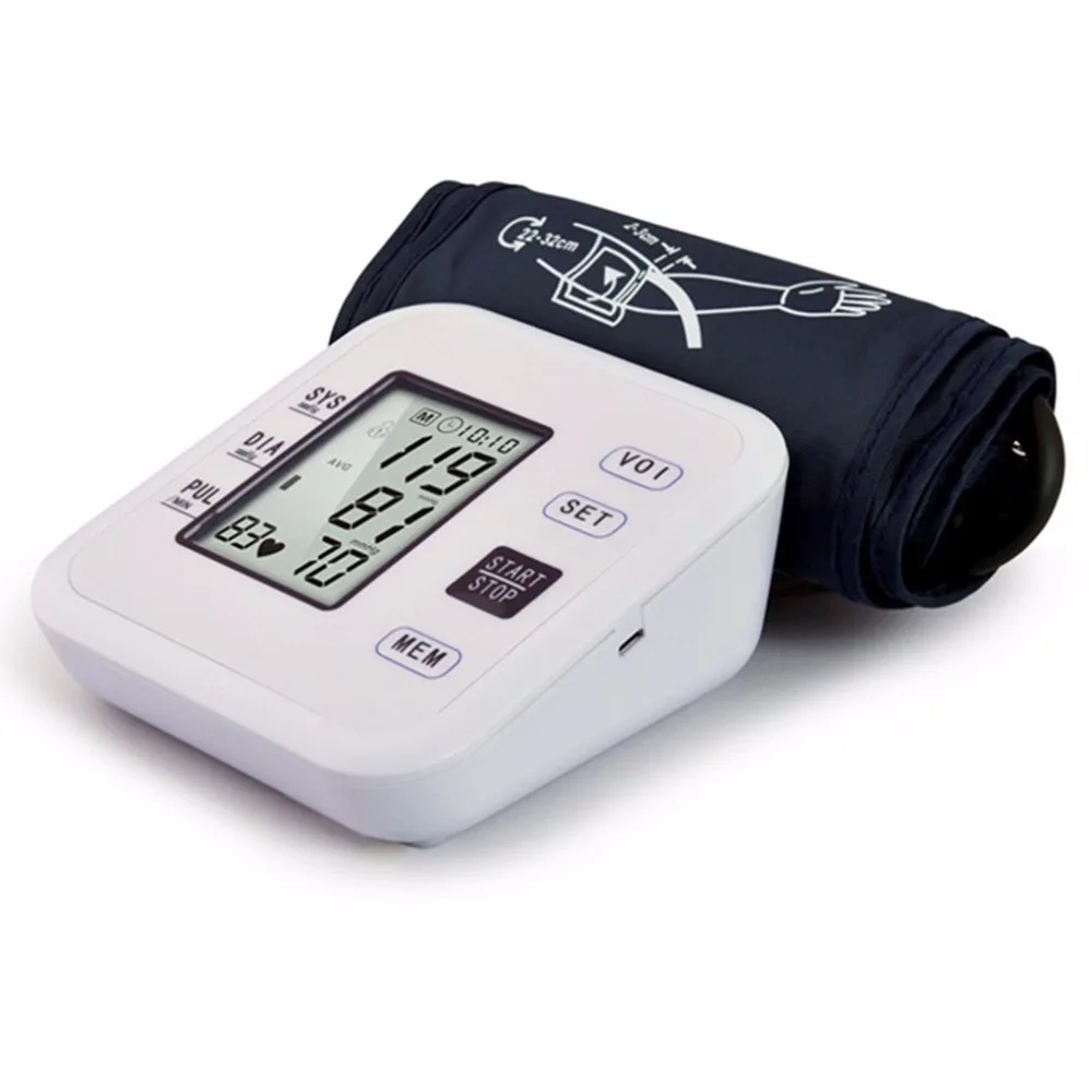 Arm Type Rechargeable Voice Tonometer Smart Digital Pulse Blood Pressure Monitor Health Care Household Sphygmomanometer new
Arm Type Rechargeable Voice Tonometer Smart Digital Pulse Blood Pressure Monitor Health Care Household Sphygmomanometer new