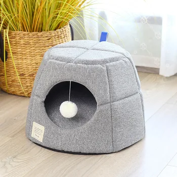 Closed Thickened Cat's House Cat Nest Winter Warm Universal Thick Pet Dog Nest Cat Supplies Cat Bed Cat House Kennel
Closed Thickened Cat's House Cat Nest Winter Warm Universal Thick Pet Dog Nest Cat Supplies Cat Bed Cat House Kennel