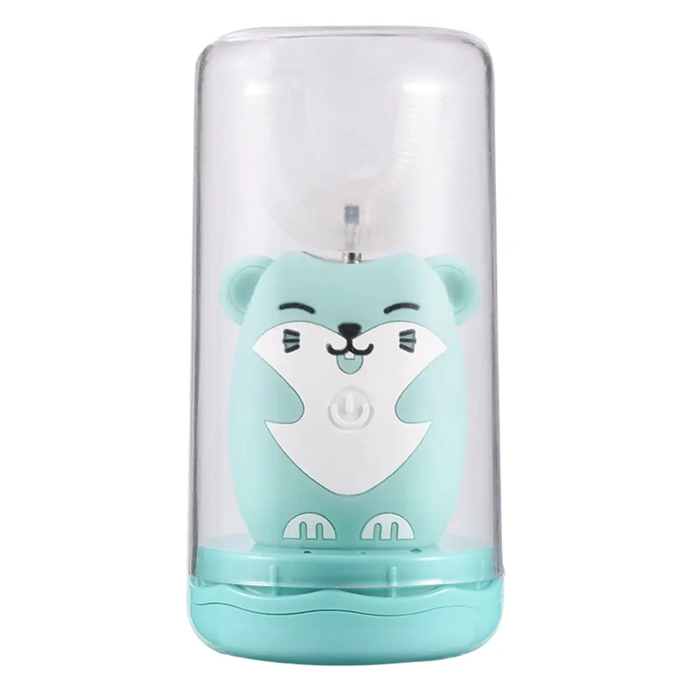 Electric Toothbrush U-shaped Children Cartoon Rechargeable Automatic Tooth Brushing Student Tooth Cleaner
Electric Toothbrush U-shaped Children Cartoon Rechargeable Automatic Tooth Brushing Student Tooth Cleaner