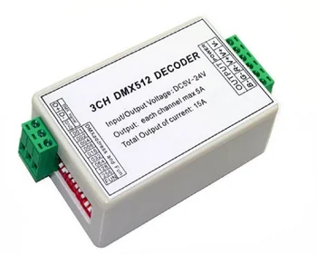 1 PCS Best price 3 channel 1 group 2 keys 1A each channel max 15A led controller decoder XB22-3CH dmx512 Controller DC5V-24V
1 PCS Best price 3 channel 1 group 2 keys 1A each channel max 15A led controller decoder XB22-3CH dmx512 Controller DC5V-24V