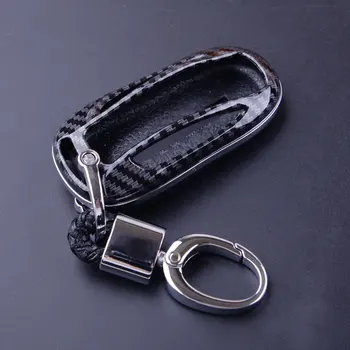 CITALL Carbon Fiber Style Car Auto Key Fob Cover Case Chain Holder Fit for Tesla Model X 2016 2017 2018 2019
CITALL Carbon Fiber Style Car Auto Key Fob Cover Case Chain Holder Fit for Tesla Model X 2016 2017 2018 2019