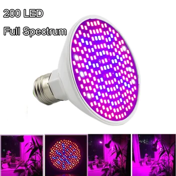 200 Led Grow Light Full Spectrum Plant Growing Lamp Flower UV IR Bulbs Vegetable Grow Tent indoor Lighting Greenhouse 13W
200 Led Grow Light Full Spectrum Plant Growing Lamp Flower UV IR Bulbs Vegetable Grow Tent indoor Lighting Greenhouse 13W