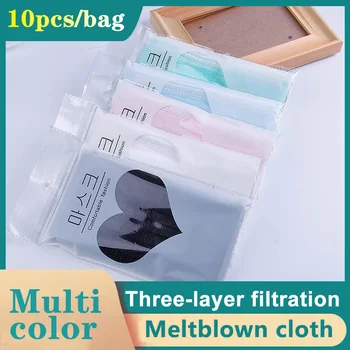 10/50/100/200PCS disposable mask 3-layer non-woven fabric ear hook type civil dust-proof and breathable Black Blue Adult mask 
10/50/100/200PCS disposable mask 3-layer non-woven fabric ear hook type civil dust-proof and breathable Black Blue Adult mask