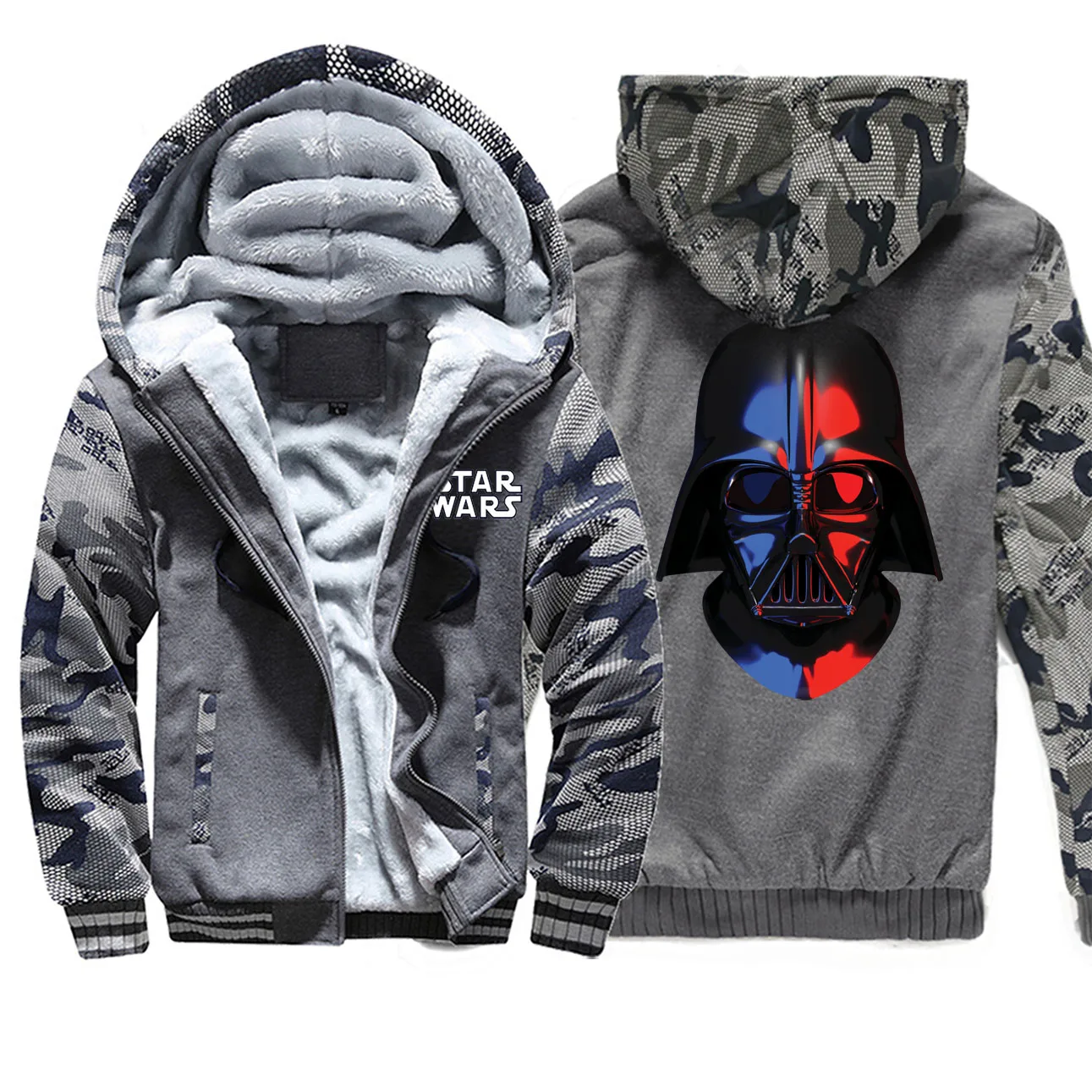 Star Wars Winter Darth Vader Men Camo Thick Fleece Warm Jacket Mens Jackets And Coats Hoodies Militray Hoodie Sweatshirt Hoodies
Star Wars Winter Darth Vader Men Camo Thick Fleece Warm Jacket Mens Jackets And Coats Hoodies Militray Hoodie Sweatshirt Hoodies