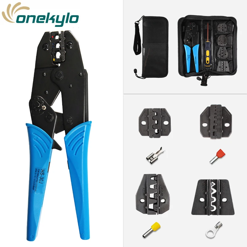 Crimping tools pliers set for /tubular/tube/insulated /non-insulated terminals HS-30J 4 jaw kit electrical pressing pliers
Crimping tools pliers set for /tubular/tube/insulated /non-insulated terminals HS-30J 4 jaw kit electrical pressing pliers