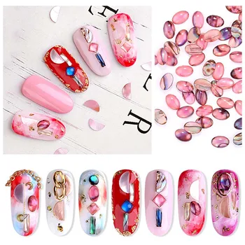 Colourful Epoxy Nail Shell Slices Nail Rhinestone Nature Irregular Nail Art Decoration Stones Shiny Gems Manicure Accessories
Colourful Epoxy Nail Shell Slices Nail Rhinestone Nature Irregular Nail Art Decoration Stones Shiny Gems Manicure Accessories