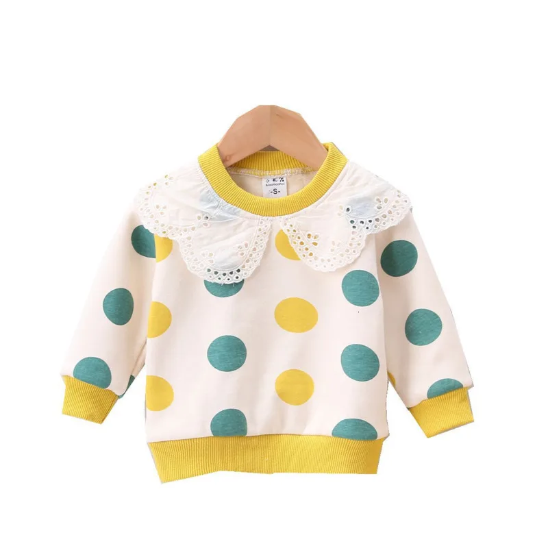 Baby Girls Dot Print Clothes Spring Autumn Children Plus Velvet Cotton T Shirts One Piece Infant Kids Fashion Toddler Tracksuits
Baby Girls Dot Print Clothes Spring Autumn Children Plus Velvet Cotton T Shirts One Piece Infant Kids Fashion Toddler Tracksuits
