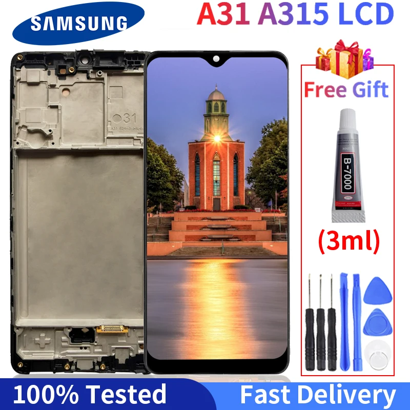 Фото Дисплей с сенсорным экраном и дигитайзером в сборе для Samsung Galaxy A31 A315 100% | Экраны для мобильных телефонов (1005001488831317)