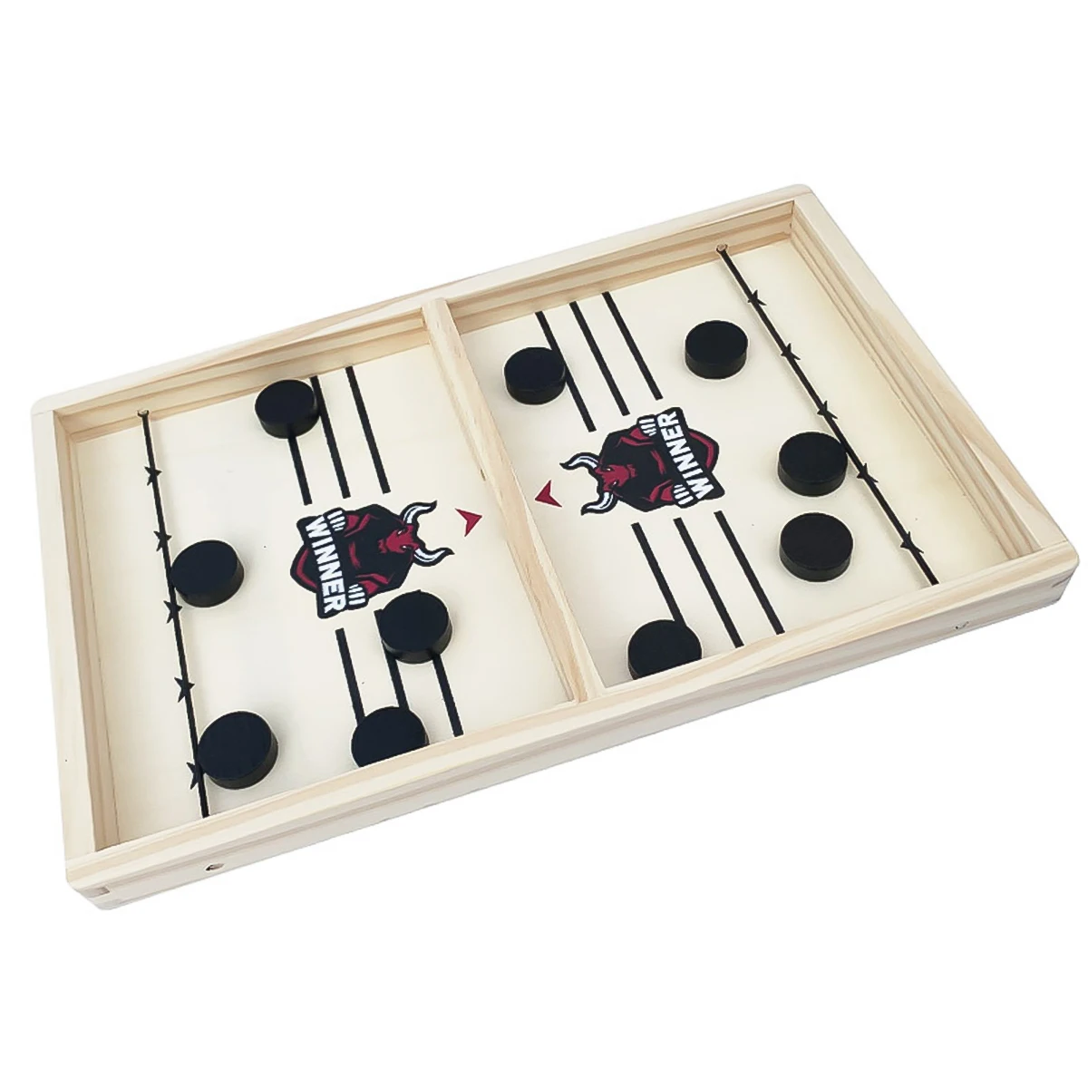 3 in 1 Folding Chess Game Backgammon Checkers Chess Pieces Shut The Box Dice Board Game Table Hockey Paced SlingPuck Board
3 in 1 Folding Chess Game Backgammon Checkers Chess Pieces Shut The Box Dice Board Game Table Hockey Paced SlingPuck Board