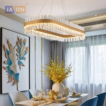 ZISIZ LED Postmodern Stainless Steel Crystal Golden LED Lamp LED Light.Pendant Lamp Pendant light For Dinning Room
ZISIZ LED Postmodern Stainless Steel Crystal Golden LED Lamp LED Light.Pendant Lamp Pendant light For Dinning Room