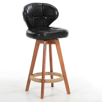 Life Nordic Rotary Bar Chair Solid Wood Stool Retro Backrest Simple stool Home
Life Nordic Rotary Bar Chair Solid Wood Stool Retro Backrest Simple stool Home