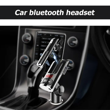 BC50 Car FM Transmitter Bluetooth Handsfree MP3 Player USB Charger with Wireless Bluetooth Easily Wearing Headset
BC50 Car FM Transmitter Bluetooth Handsfree MP3 Player USB Charger with Wireless Bluetooth Easily Wearing Headset