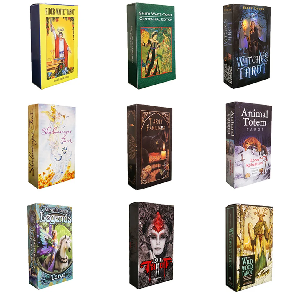 2019 Tarot 13 Style English Version Tarot Divination Card Game Board Game For Family Gift Party Playing Card Game Entertainment
2019 Tarot 13 Style English Version Tarot Divination Card Game Board Game For Family Gift Party Playing Card Game Entertainment