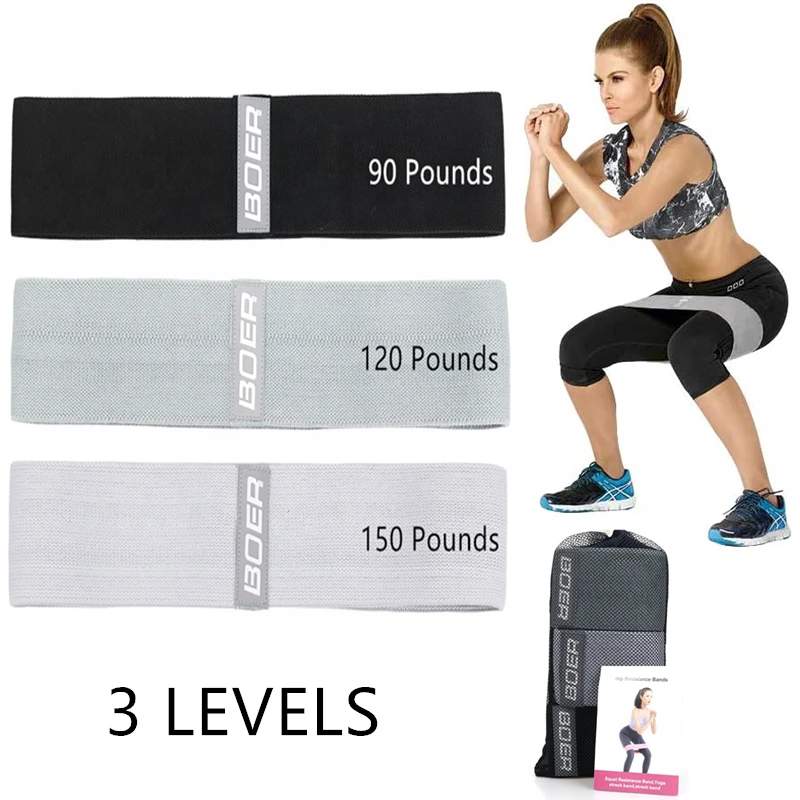 Stretch Hip Circle Booty Band Resistance Bands Set for Fitness Gym Workout Legs Thigh Butt Squat Glute Exercise 3Pack 90-150lbs
Stretch Hip Circle Booty Band Resistance Bands Set for Fitness Gym Workout Legs Thigh Butt Squat Glute Exercise 3Pack 90-150lbs