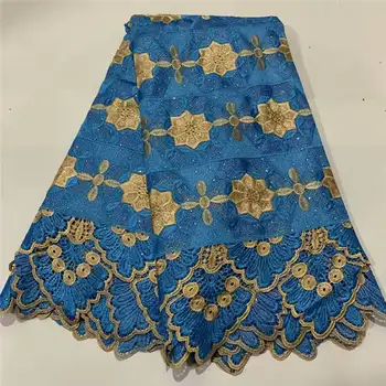 Blue 2020 African Net Lace Fabric, High Quality Elegant Nigerian Wedding Lace Fabrics 5Yards Stones French Tulle lace JAUN
Blue 2020 African Net Lace Fabric, High Quality Elegant Nigerian Wedding Lace Fabrics 5Yards Stones French Tulle lace JAUN