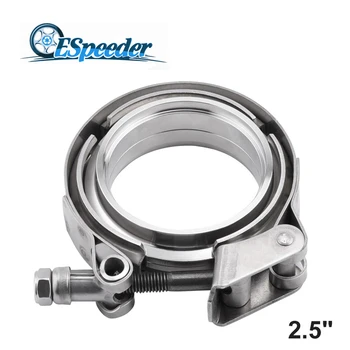 SPEEDWOW Universal 2.5"/3.0"/3.5"/4.0" Inch Exhaust V Band Clamp Male Female Flange Kit Stainless Steel Silver V-band Car Part
SPEEDWOW Universal 2.5"/3.0"/3.5"/4.0" Inch Exhaust V Band Clamp Male Female Flange Kit Stainless Steel Silver V-band Car Part