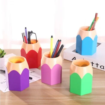 Desktop Pen Pencil Holder Organizer Plastic Creative Pencil Head Design Office Storage Organizer Make Up Brushes Storage Holder
Desktop Pen Pencil Holder Organizer Plastic Creative Pencil Head Design Office Storage Organizer Make Up Brushes Storage Holder