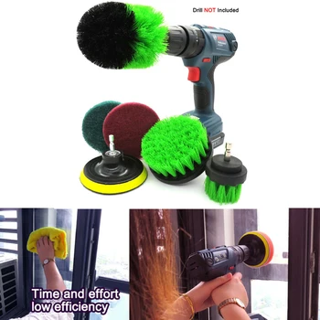 Universal 6PCS Drill Cleaning Brush Attachment Set Scrubber Scouring Pads Polishing Car Styling Accessories For Household Clean
Universal 6PCS Drill Cleaning Brush Attachment Set Scrubber Scouring Pads Polishing Car Styling Accessories For Household Clean