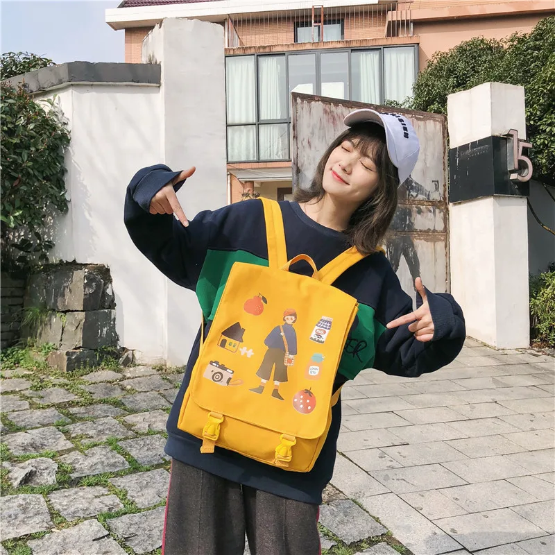 Backshoulder bag female with canvas bag backpack female Korean high school students ins wind Harajuku ulzzang campus pink vs
Backshoulder bag female with canvas bag backpack female Korean high school students ins wind Harajuku ulzzang campus pink vs