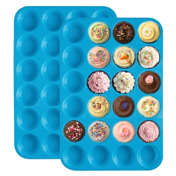 Mini Cupcake Muffin 24 Holes Silicone Soap Mold Bakeware Mini Cake Pan Home Tray Diy Cake Baking Tool
Mini Cupcake Muffin 24 Holes Silicone Soap Mold Bakeware Mini Cake Pan Home Tray Diy Cake Baking Tool