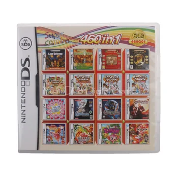460 In 1 Compilation Video Game Cartridge Card For Nintendo DS 3DS 2DS Super Combo Multi Cart
460 In 1 Compilation Video Game Cartridge Card For Nintendo DS 3DS 2DS Super Combo Multi Cart