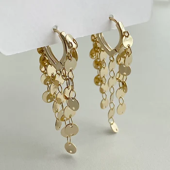 Peri'sBox Gold Color Multi Disc Circle Tassel Earrings Beaded Geometric Earrings for Women Minimalist Hoop Earrings 2020 Jewelry
Peri'sBox Gold Color Multi Disc Circle Tassel Earrings Beaded Geometric Earrings for Women Minimalist Hoop Earrings 2020 Jewelry