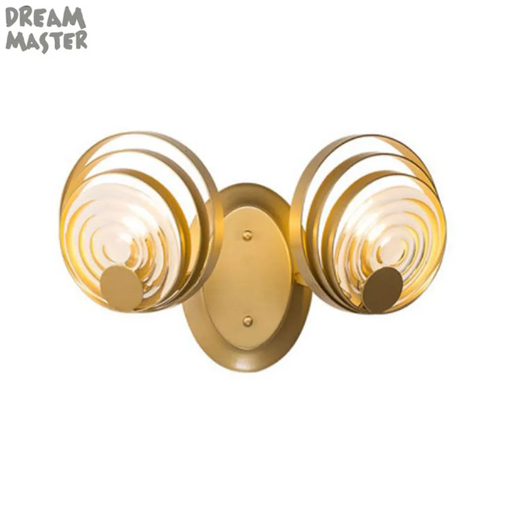 Postmodern light gold living room gold G9 LED wall sconces background wall bedroom bedside lighting glass shade designer lamp
Postmodern light gold living room gold G9 LED wall sconces background wall bedroom bedside lighting glass shade designer lamp