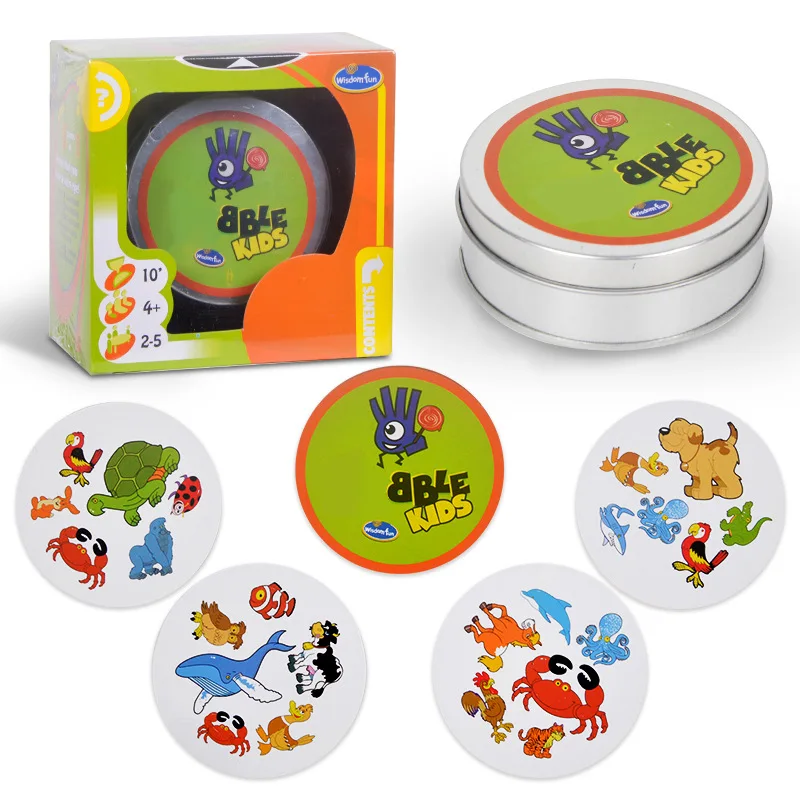 Flash Pair Animals Board Game Spot Sport Alphabet for Kids Family Fun Find It Kids Toys Dobble Cards Game
Flash Pair Animals Board Game Spot Sport Alphabet for Kids Family Fun Find It Kids Toys Dobble Cards Game