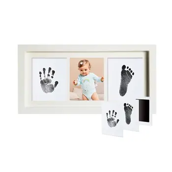 Didplay Beautiful Pearhead Babyprints Newborn Handprint and Footprint Photo Frame Kit Safe For Baby Clean-Touch X4YD
Didplay Beautiful Pearhead Babyprints Newborn Handprint and Footprint Photo Frame Kit Safe For Baby Clean-Touch X4YD