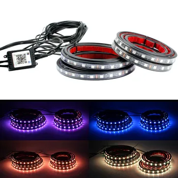 4x LED RGB Neon Strip Light Under Car Underbody Glow IR Control Bar Decoration DC12V Atmosphere Light Bar Kit New Waterproof
4x LED RGB Neon Strip Light Under Car Underbody Glow IR Control Bar Decoration DC12V Atmosphere Light Bar Kit New Waterproof