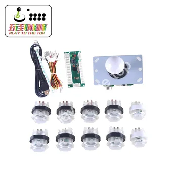 Arcade DIY Parts Zero Delay LED USB Encoder + 8 way Joystick + 10x LED Illuminated Push Buttons for Mame Jamma Arcade Games Pro
Arcade DIY Parts Zero Delay LED USB Encoder + 8 way Joystick + 10x LED Illuminated Push Buttons for Mame Jamma Arcade Games Pro