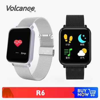 New R6 Smart Watch Full Color Display Monitor Heart Rate Blood Pressure Waterproof Step Counter Sports Bracelet For Android IOS
New R6 Smart Watch Full Color Display Monitor Heart Rate Blood Pressure Waterproof Step Counter Sports Bracelet For Android IOS