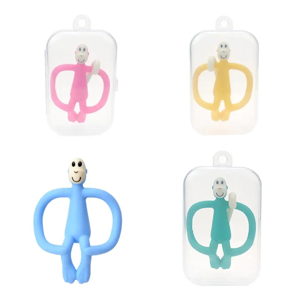 Soft Silicone Cartoon Monkey Toddler Molar Teeth Pain Relief Tool Kids Teether Educational Toy Baby Shower Gift
Soft Silicone Cartoon Monkey Toddler Molar Teeth Pain Relief Tool Kids Teether Educational Toy Baby Shower Gift