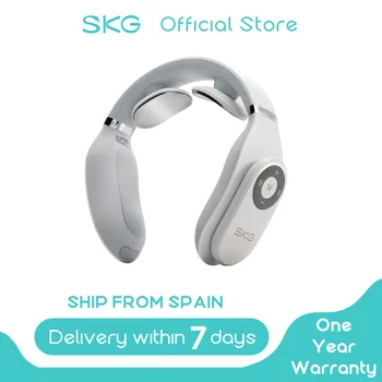 SKG Neck Massager 4098 Remote Control Electric Pulse Smart Massager For Neck Cervical Pain Relief Protector For Home Office
SKG Neck Massager 4098 Remote Control Electric Pulse Smart Massager For Neck Cervical Pain Relief Protector For Home Office