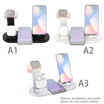 4 In 1 Wireless Charging Dock Station Mobile Phone Charger Stand for Wireless Phones Watchs Earphones
4 In 1 Wireless Charging Dock Station Mobile Phone Charger Stand for Wireless Phones Watchs Earphones