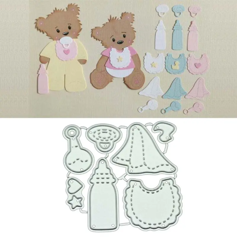 Bear Bib DIY Metal Cutting Dies Stencil Scrapbooking Photo Album Stamp Paper Card Crafts Decor
Bear Bib DIY Metal Cutting Dies Stencil Scrapbooking Photo Album Stamp Paper Card Crafts Decor