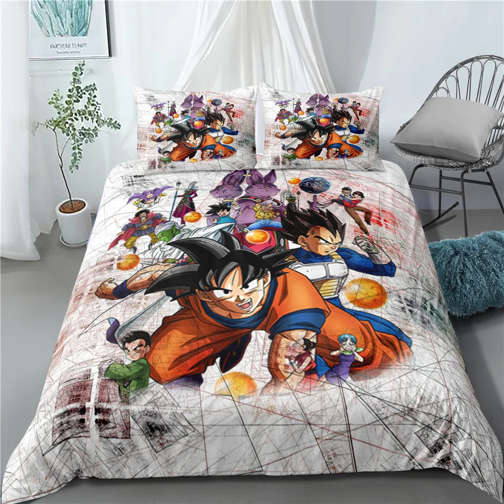Anime Dragon Ball Z Quilt Cover 3D Printed Pattern Bedding Duvet Cover Pillowcases Comforter Bedding Sets Bedclothes Bed Linen
Anime Dragon Ball Z Quilt Cover 3D Printed Pattern Bedding Duvet Cover Pillowcases Comforter Bedding Sets Bedclothes Bed Linen