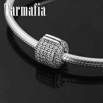 Luxury 925 Sterling Silver Shiny elegance Clear Zircon Round Clips Charm Beads for Jewelry Making fit Original European Bracelet
Luxury 925 Sterling Silver Shiny elegance Clear Zircon Round Clips Charm Beads for Jewelry Making fit Original European Bracelet